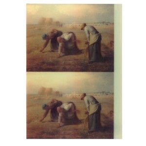 The Gleaners by‎ Jean Francois Millet Art Demo Print 5" x 7" Lenticular 3D 3-D